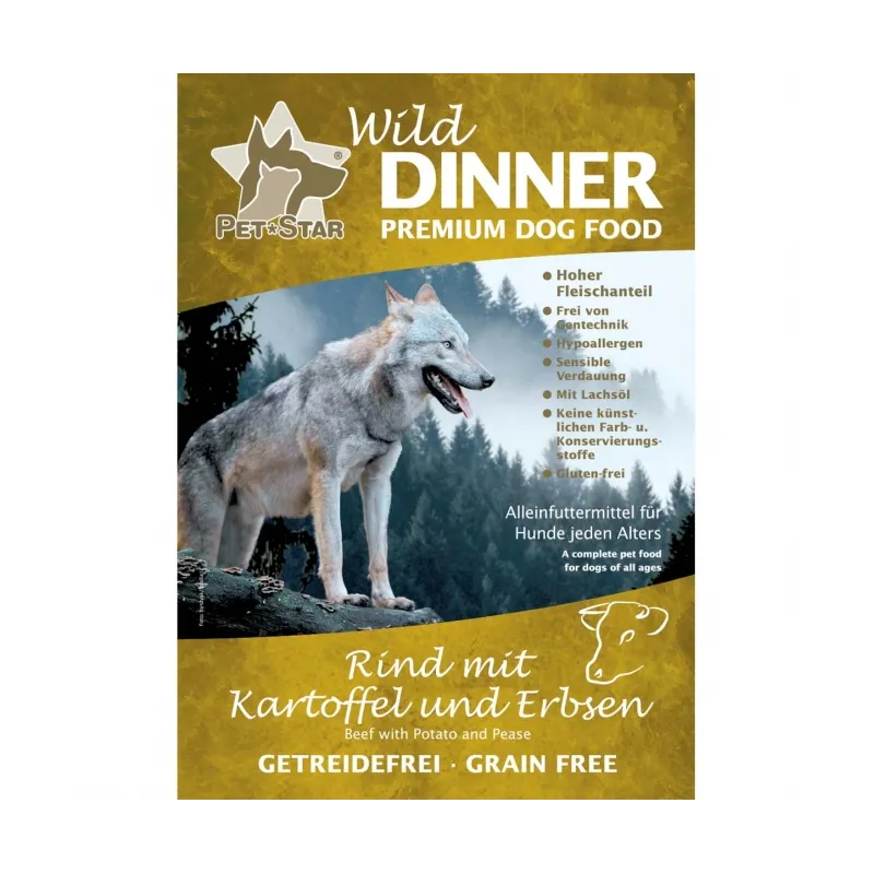 Getreidefrei Wild Dinner Rind - Getreidefrei - 500 g jetzt online