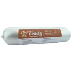 Hunde-Nassfutter Wild Dinner Gourmet-Wurst Wild mit Reis - 400 g...