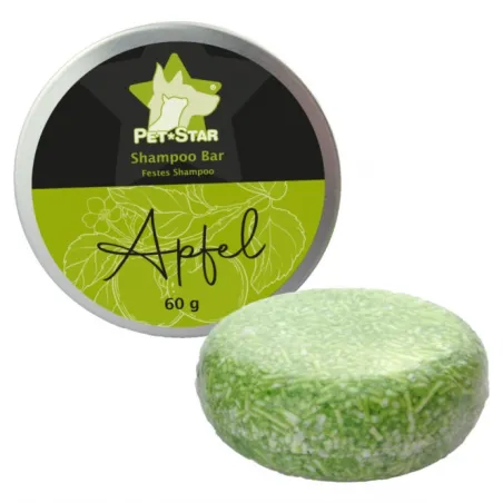 Fellpflege Pet-Star Shampoo Bar Apfel - 60g jetzt online