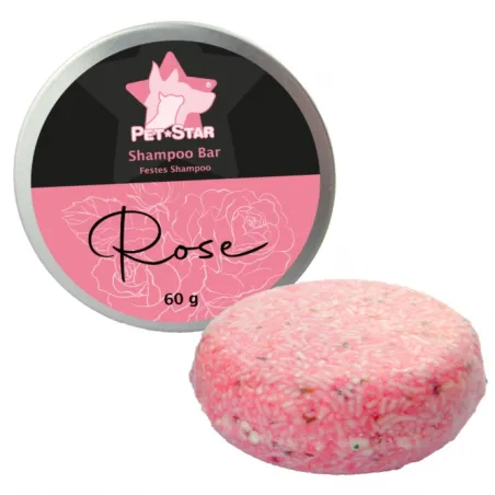 Fellpflege Pet-Star Shampoo Bar Rose - 60g jetzt online