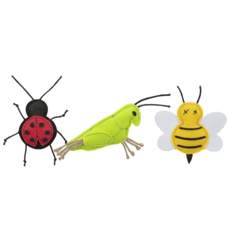 Katzenspielzeug Trixie Insekten aus Filz mit Catnip jetzt online