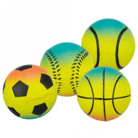 Hundespielzeug & Sport Trixie Neonball aus Moosgummi - schwimmt, ø...