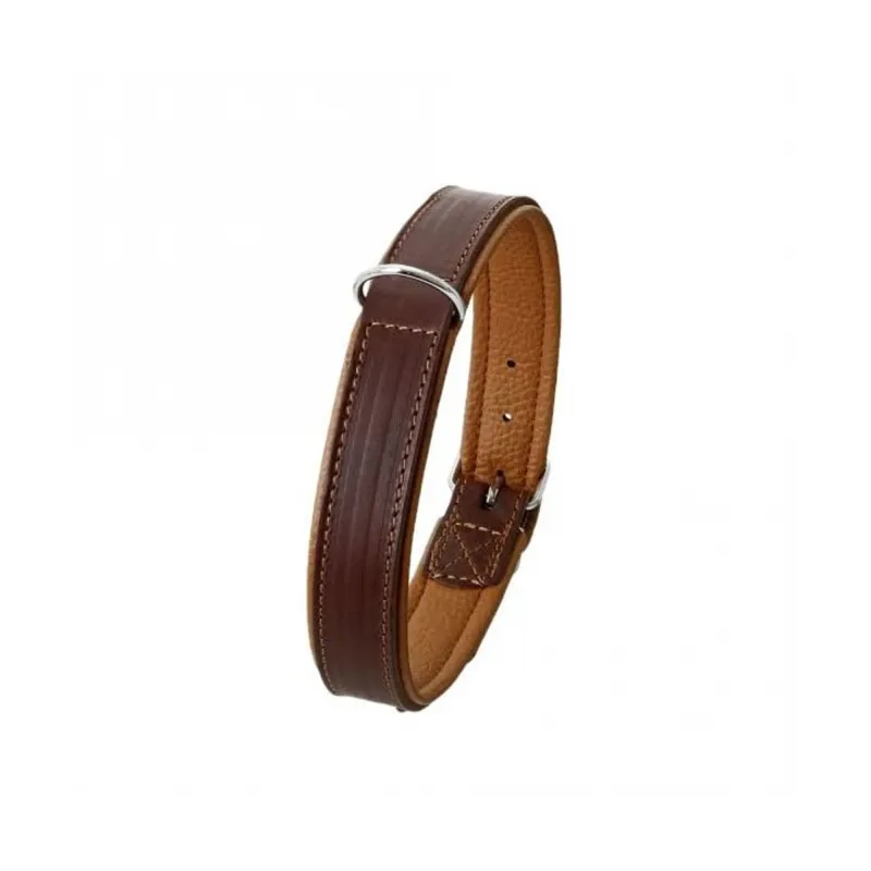 Halsbänder Karlie Rondo Halsband unterlegt - Braun - 27 mm / 70 cm...