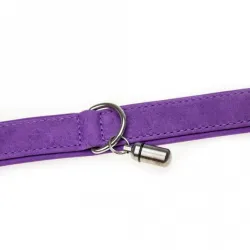 Halsbänder Karlie Halsband Buffalo aus Kalbsleder - Lila - 65...
