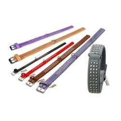 Halsbänder Karlie Buffalo Strass-Halsband - Violett - 3-reihig,...