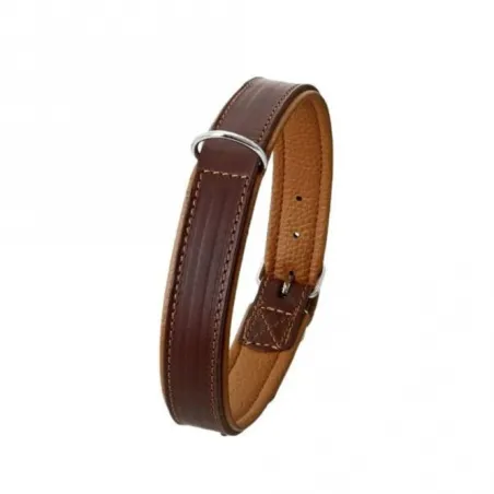 Halsbänder Karlie Rondo Halsband unterlegt - Braun - 18 mm / 42 cm...