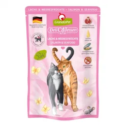 Katzen Nassfutter GranataPet Delicatessen Pouch Lachs &...
