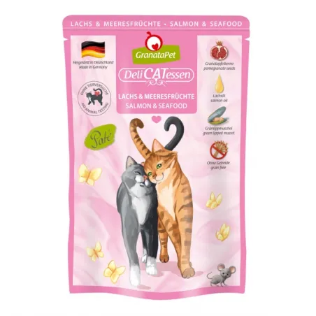 Katzen Nassfutter GranataPet Delicatessen Pouch Lachs &...
