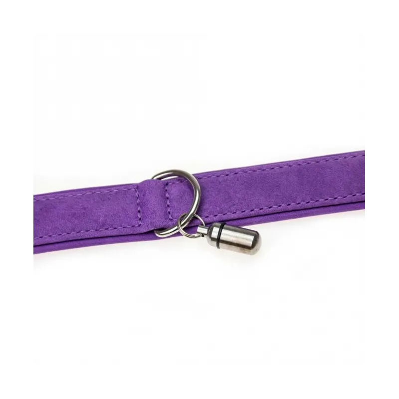 Halsbänder Karlie Halsband Buffalo aus Kalbsleder - Lila - 45...