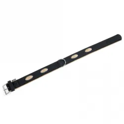 Halsbänder Karlie Art Buffalo Oak Halsband - Schwarz/Beige - 65cm...