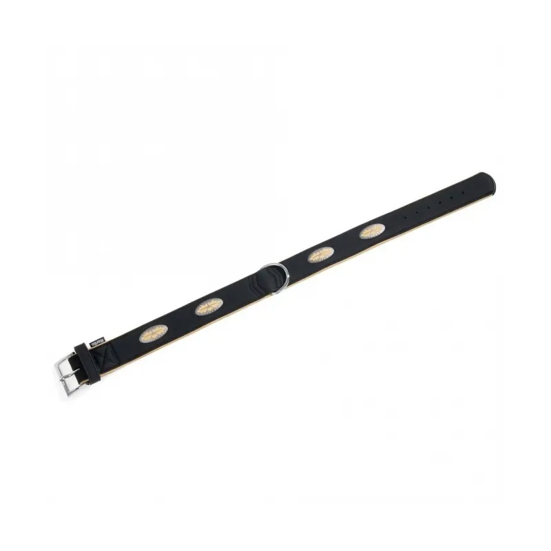 Halsbänder Karlie Art Buffalo Oak Halsband - Schwarz/Beige - 65cm...