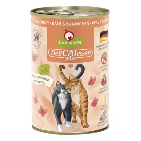 Katzen Nassfutter GranataPet Delicatessen Dose Kalb & Kaninchen -...