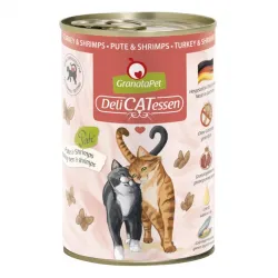 Katzen Nassfutter GranataPet Delicatessen Dose Pute & Shrimps -...