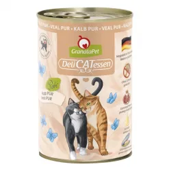 Katzen Nassfutter GranataPet Delicatessen Dose Kalb PUR - 400 g...