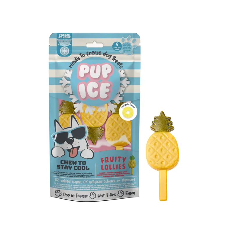 Hundesnacks Pup Ice Fruity Lollies Pineapple S - 3 Stück jetzt online