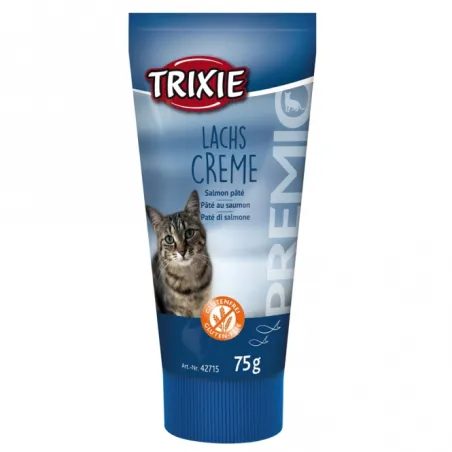 Katzensnacks Trixie Premio Katze Lachscreme - 75g jetzt online