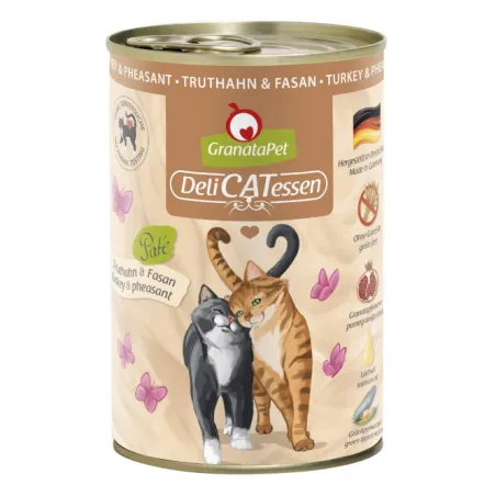 Katzen Nassfutter GranataPet Delicatessen Dose Truthahn & Fasan -...