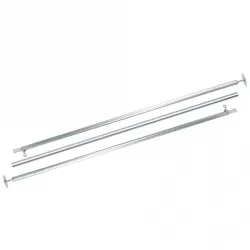 Balkon & Garten Trixie Netz-Spannstange, Aluminium, 1,28-3,25m...