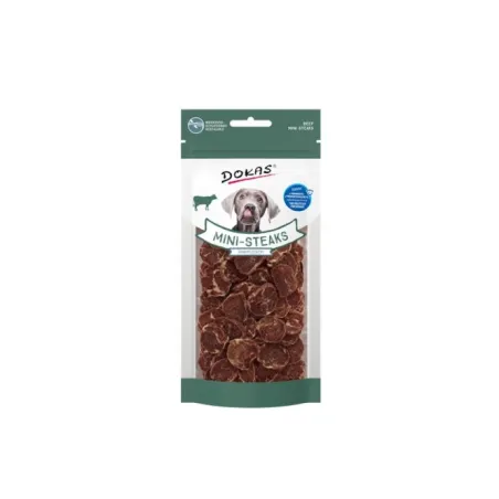 Hundesnacks Dokas Dog Snack Mini Steaks Rindfleisch 50g jetzt online