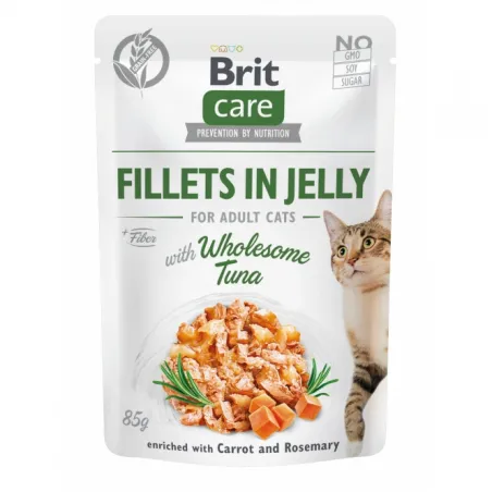 Katzen Nassfutter Brit Care Cat PB Fillets in Jelly - Tuhnfisch...