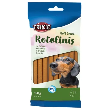 Hundesnacks Trixie Rotolinis mit Geflügel - 12 Stück/120g jetzt online