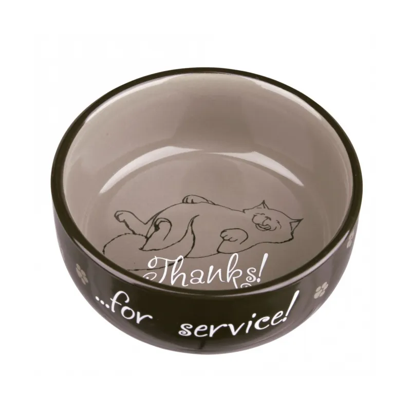 Katzennäpfe & Tränken Trixie Keramiknapf Thanks for service! jetzt...