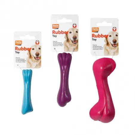 Erziehung Karlie Flamingo Vollgummi-Knochen - 12 cm jetzt online