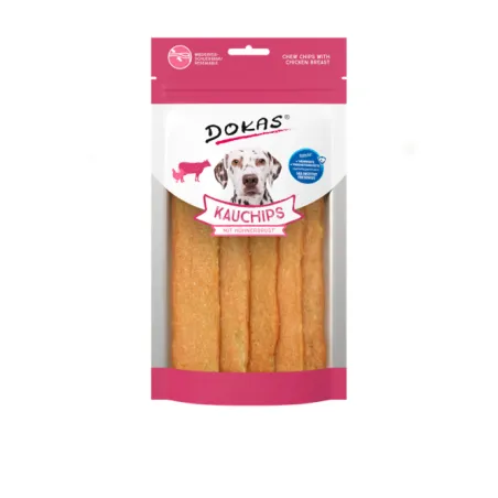 Hundesnacks Dokas Dog Snack Kauchips mit Hühnerbrust 175g jetzt online