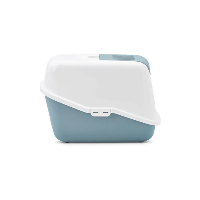 Toiletten & Katzenstreu Savic Katzentoilette Nestor - weiß/blau...