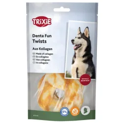 Hundesnacks Trixie Denta Fun Twists aus Kollagen - 2 St./85 g...