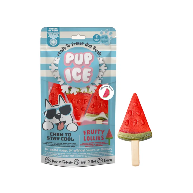 Hundesnacks Pup Ice Fruity Lollies Watermelon S - 3 Stück jetzt online