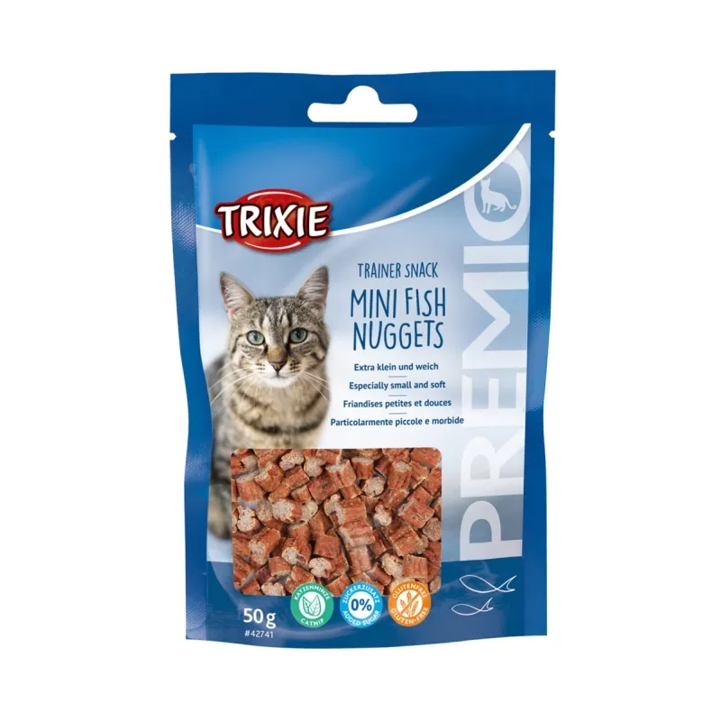 Katzensnacks Trixie Premio Trainer Snack Mini Fish Nuggets - 50 g...