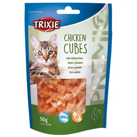Katzensnacks Trixie Premio Chicken Cubes - 50g jetzt online