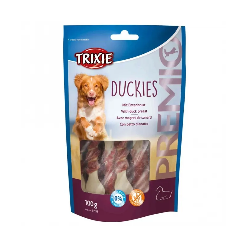 Hundesnacks Trixie Premio Duckies - 100g jetzt online