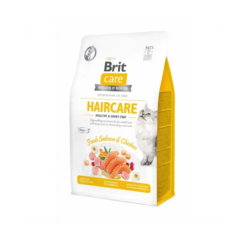 Katzen Trockenfutter Brit Care Cat Grain-Free - Haircare - Healthy...