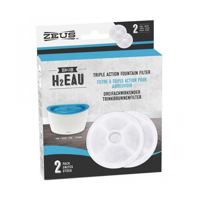 Hundenäpfe & Tränken ZEUS H2EAU Triple Action Filter, 2er-Set...