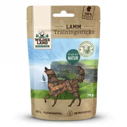 Hundesnacks Wildes Land Trainingssticks Lamm 70g jetzt online
