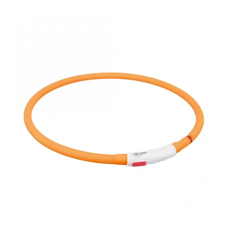 Halsbänder & Leinen Trixie Flash Leuchtring USB aus Silikon -...