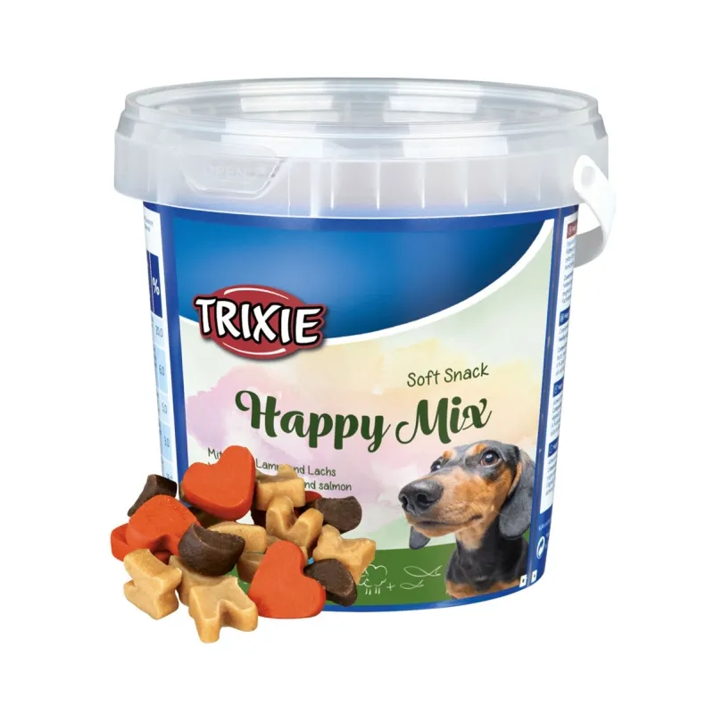 Hundesnacks Trixie Soft Snack Happy Mix 500g Eimer jetzt online