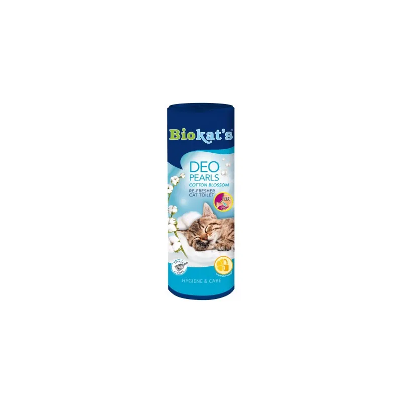 Toiletten & Katzenstreu Biokats Deo Pearls Cotton Blossom 700g...