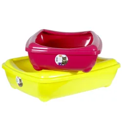 Katzenwelt Karlie Flamingo Katzentoilette mit Rand Arist-O-Tray...