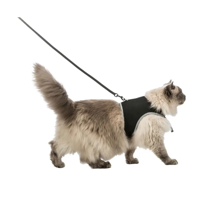 Katzenhalsbänder & Geschirre Trixie Softgeschirr mit Leine XL -...