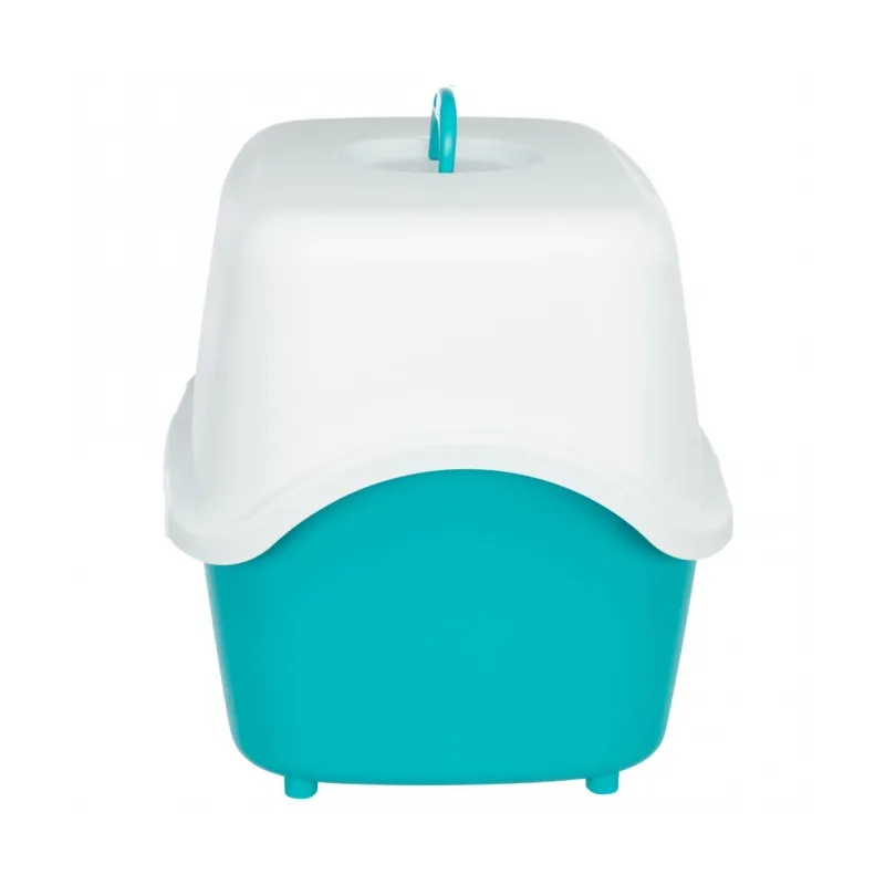 Toiletten & Katzenstreu Trixie Katzentoilette Vico - Türkis/Weiß...