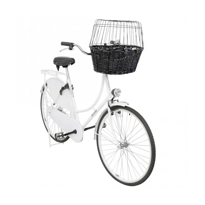 Reise & Transport Trixie Fahrradkorb aus Weide mit Gitter -...
