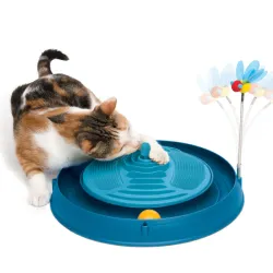Katzenspielzeug CATIT Play-n-Scratch mit Massagematte - Blau jetzt...