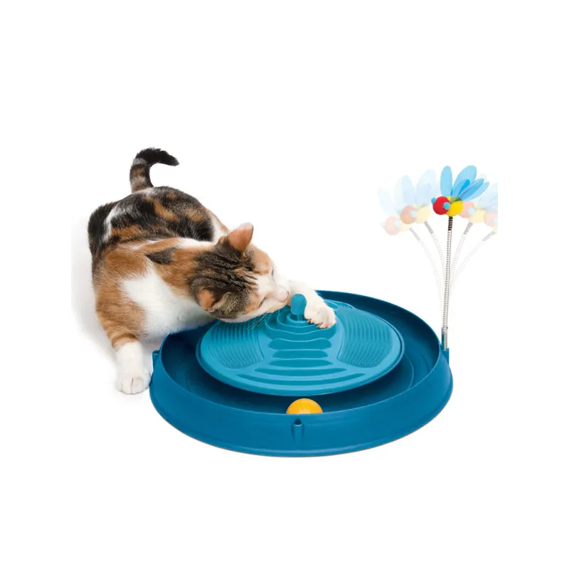 Katzenspielzeug CATIT Play-n-Scratch mit Massagematte - Blau jetzt...