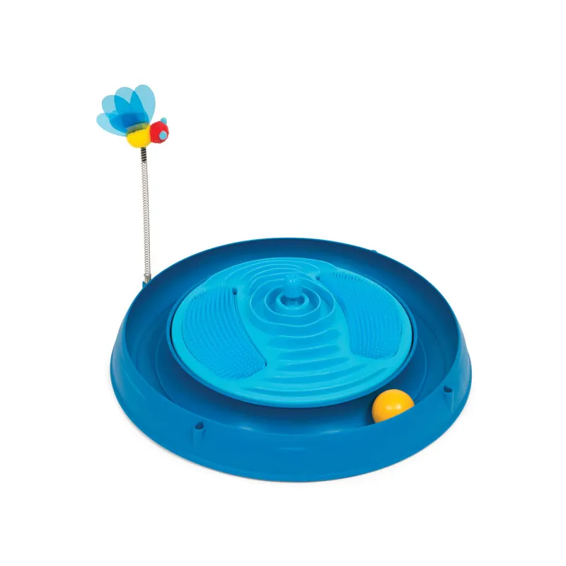 Katzenspielzeug CATIT Play-n-Scratch mit Massagematte - Blau jetzt...
