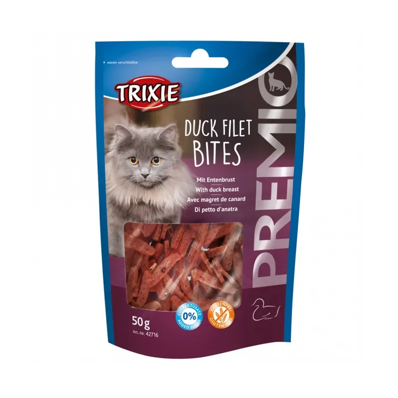Katzensnacks Trixie PREMIO Duck Filet Bites - 50 g jetzt online