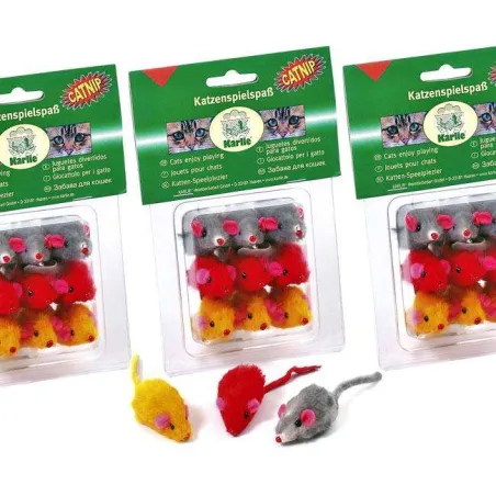 Katzenspielzeug Karlie Bunte Fellmäuse - 9er Set jetzt online