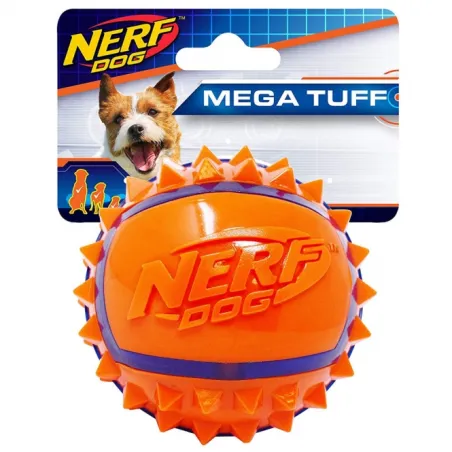 Hundespielzeug & Sport NERF DOG Mega Tuff TPR Spike Ball - 6,3 cm...